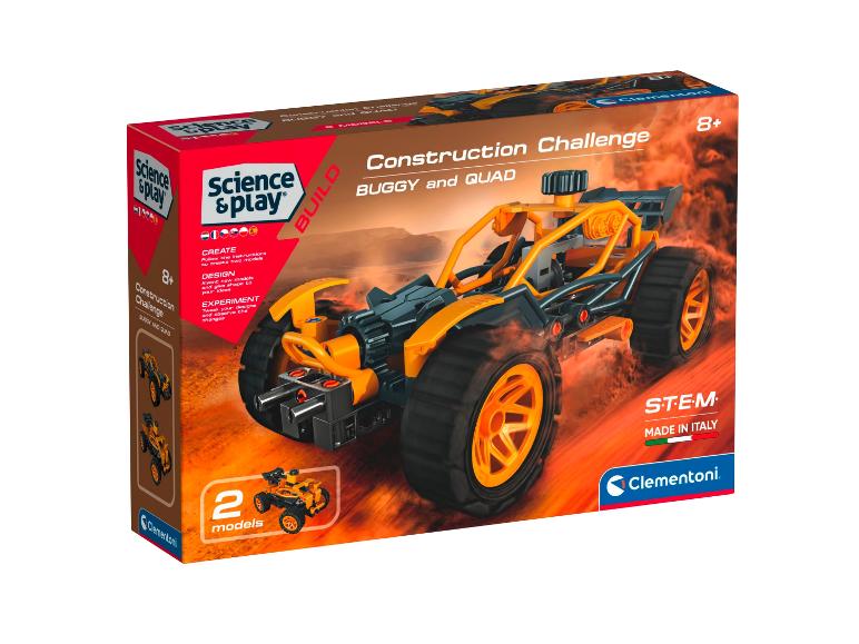 Clementoni Science & Play: stavebnice buggy a quad.