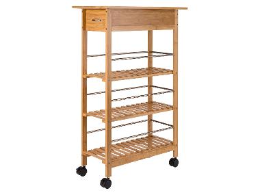 LIVARNO home Kuchyňský vozík z bambusu