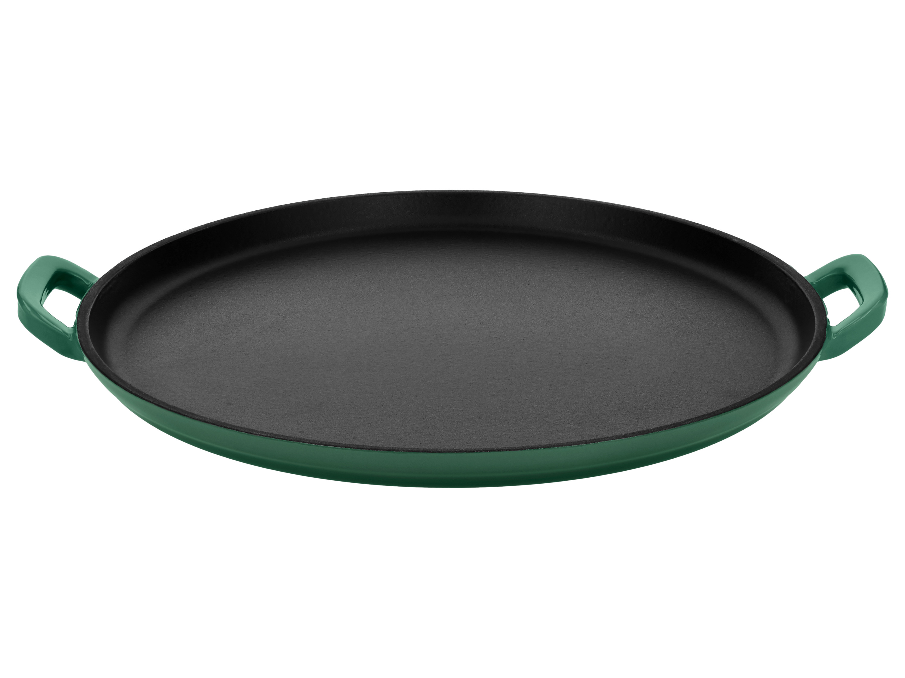 Silvercrest® Litinová deska na pizzu \ Litinová grilovací deska (Talíř na pizzu/zelený)