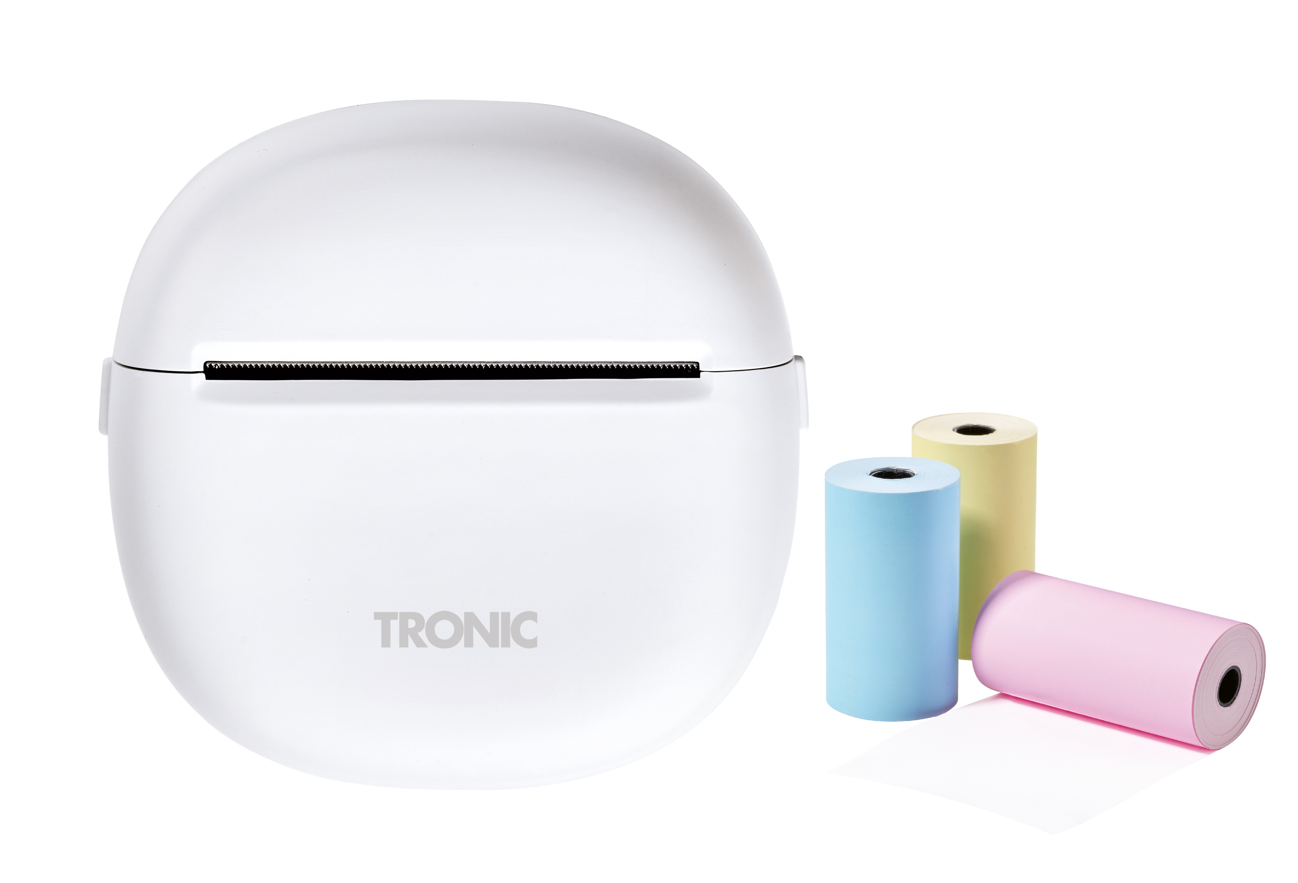 Tronic® Sada mini kapesní tiskárny a 3 ks barevného fotopapíru, 4dílná