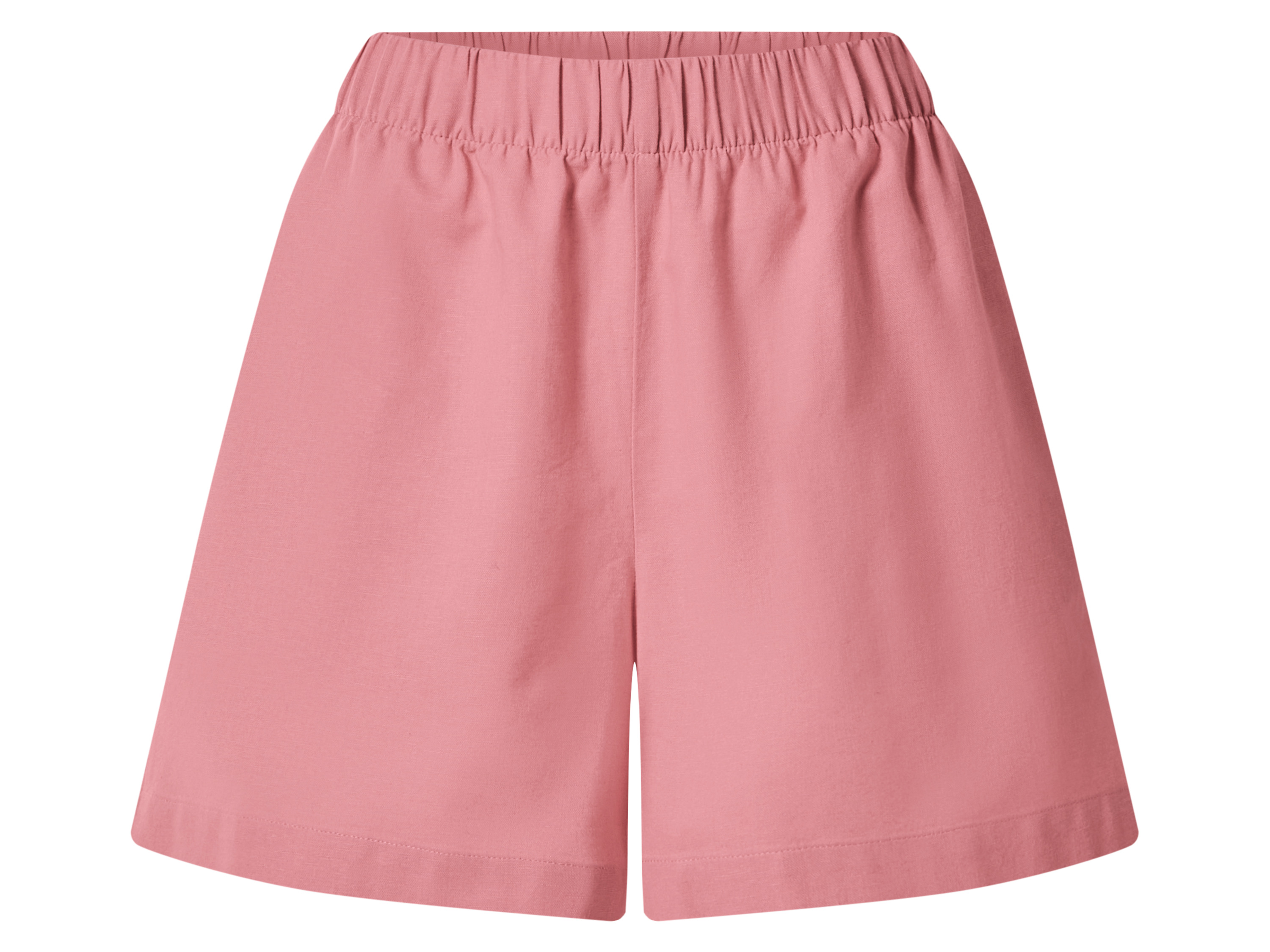 Esmara® Dámské kraťasy s podílem lnu (růžová, M(40/42))