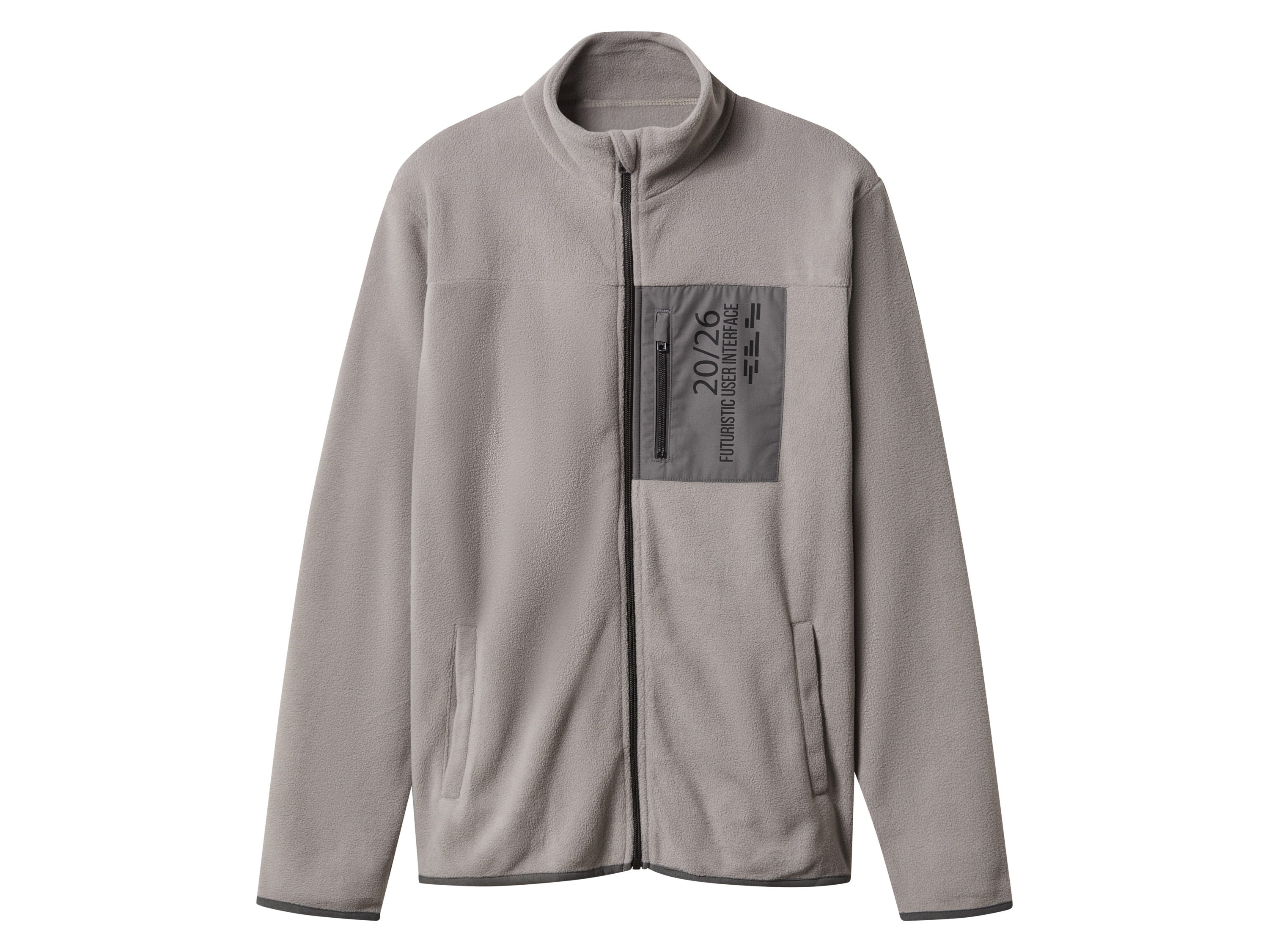 esmara Men Pánská fleecová bunda (šedá, L (52/54))