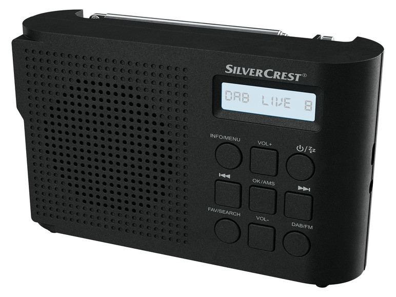 SILVERCREST Digitální kapesní rádio DAB+ SDR 1.5 B1