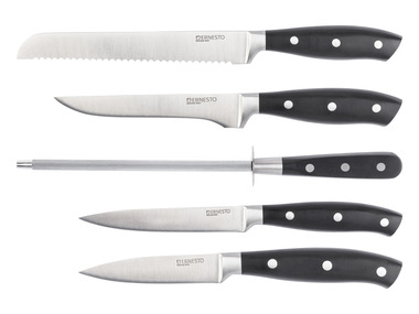 ERNESTO® Kuchyňský nůž / Ocílka s ergonomickou rukojetí