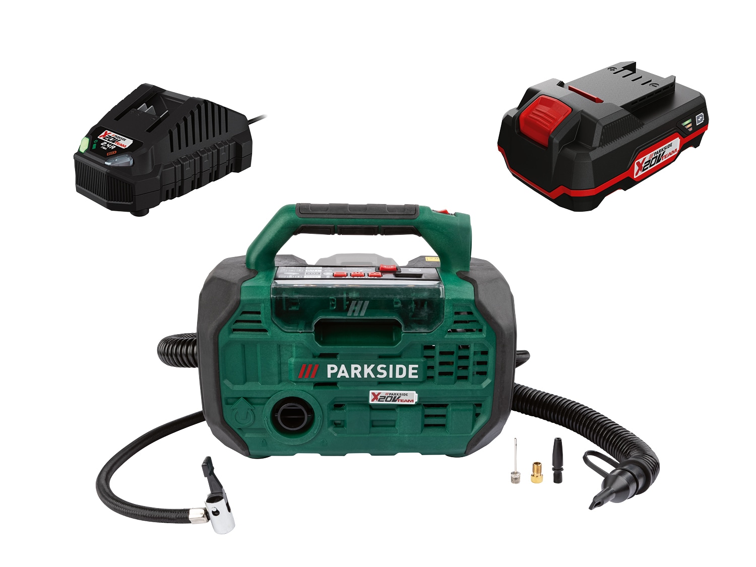 PARKSIDE® Aku kompresor a pumpa 20 V PKA 20-Li B2, 2 Ah