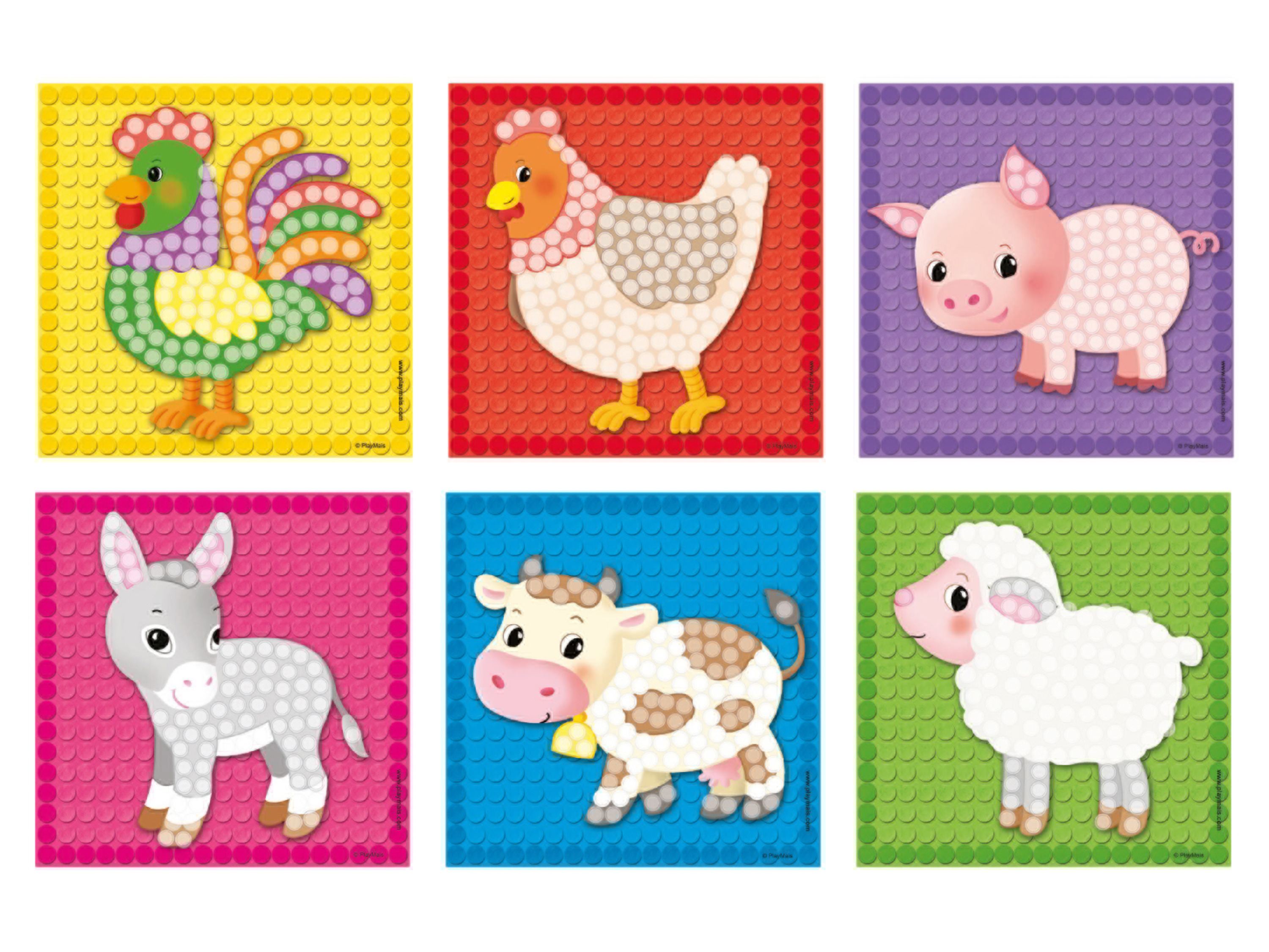 PlayMais Mozaika Farma 2300ks