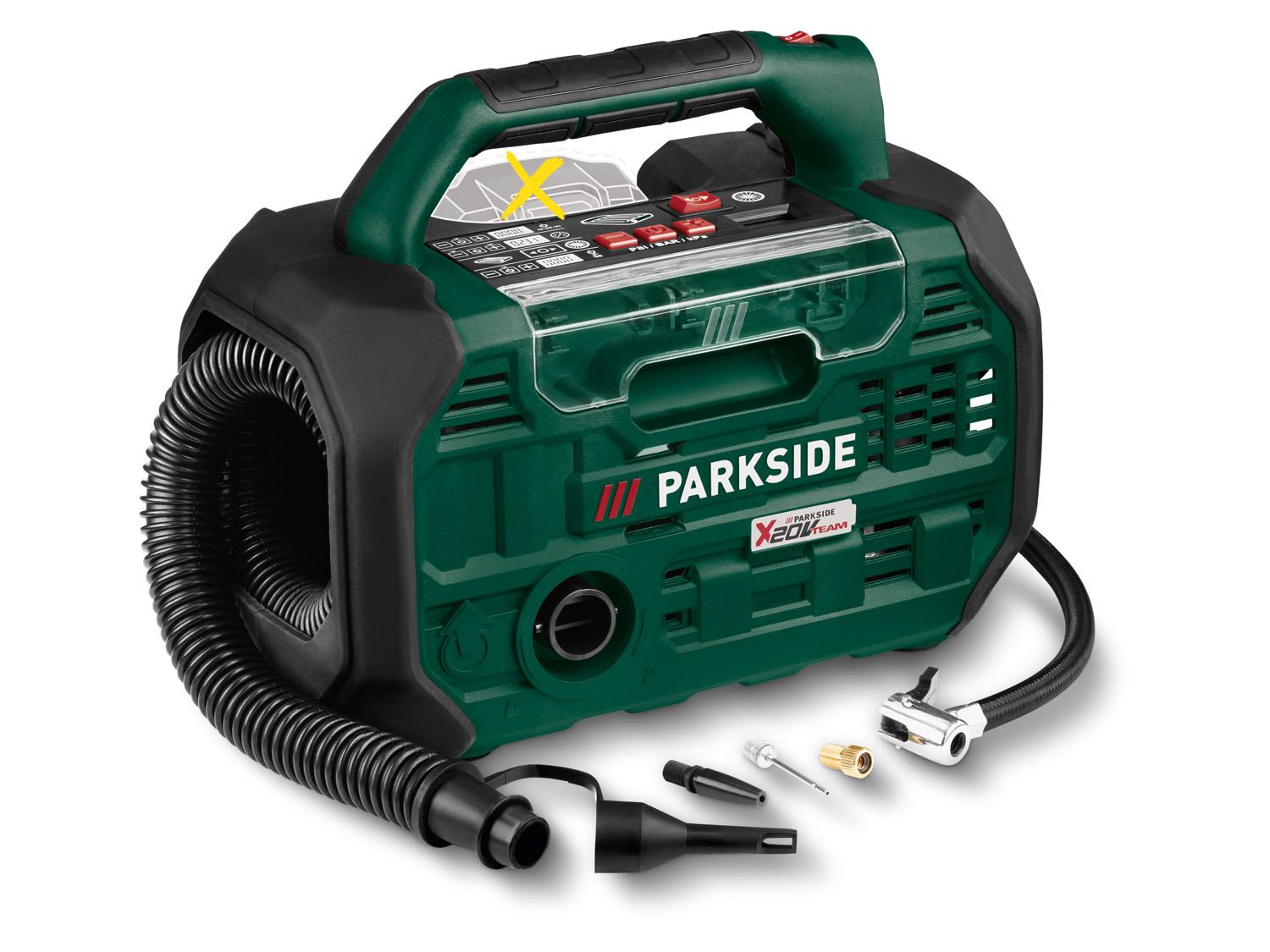 PARKSIDE® Aku kompresor a pumpa 20 V PKA 20-Li B2, 2 Ah