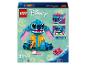 Krabice LEGO Disney Stitch 43249, zobrazující Stitche v havajské košili s doplňky.