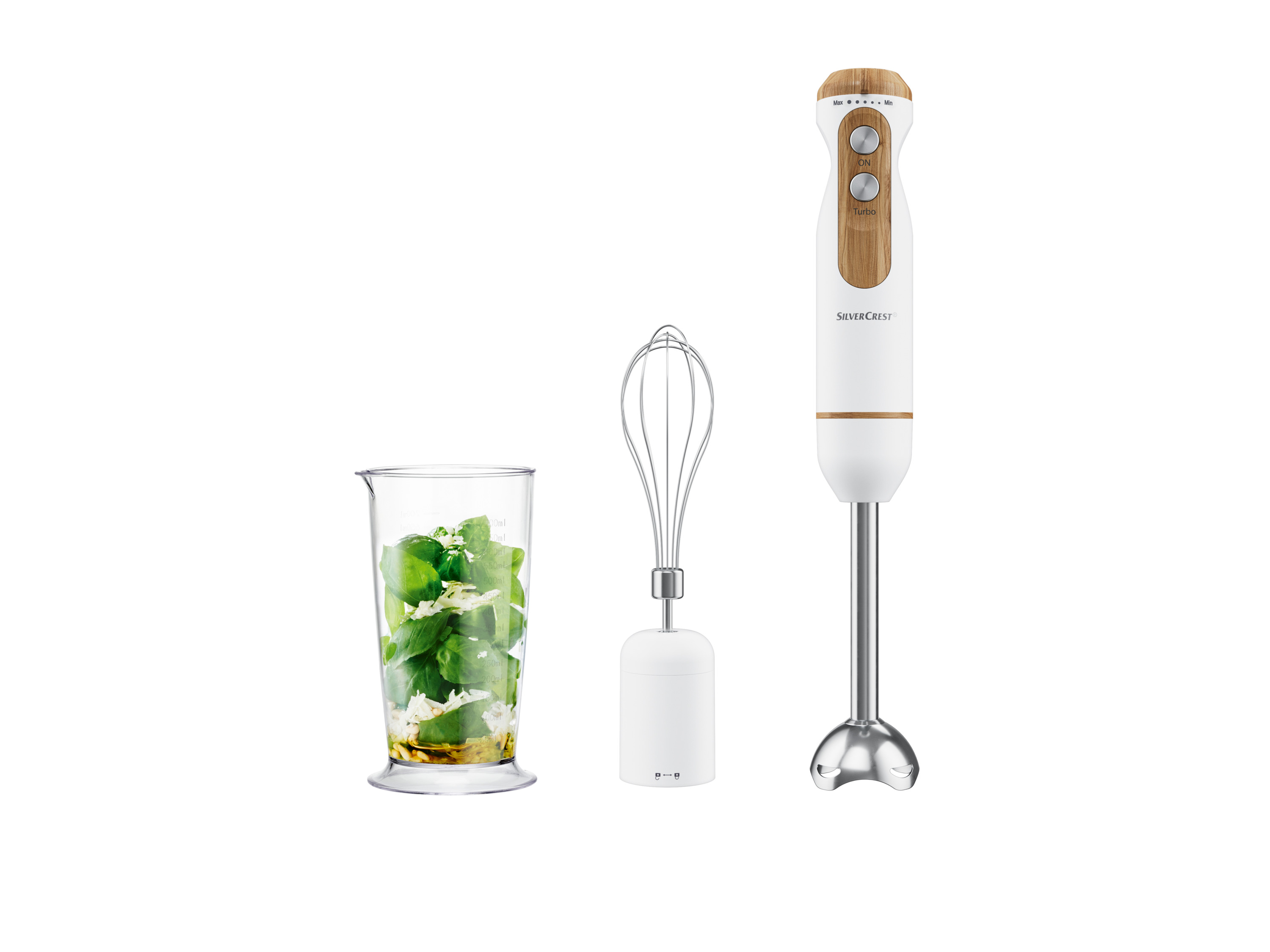 Silvercrest® Kitchen Tools Tyčový mixér Sssh 600 B1 (bílá)