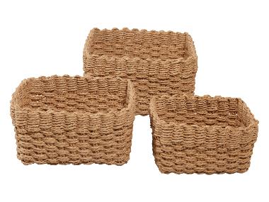 W5 Sada úložných košíků, 3dílná