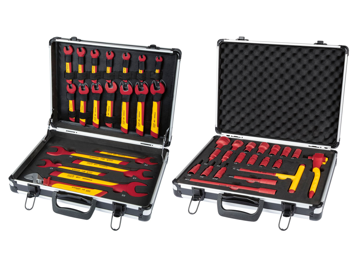 PARKSIDE® Sada izolovaných nástrčných klíčů 1/2″, 1000 V / Sada izolovaných otevřených klíčů, 1000 V