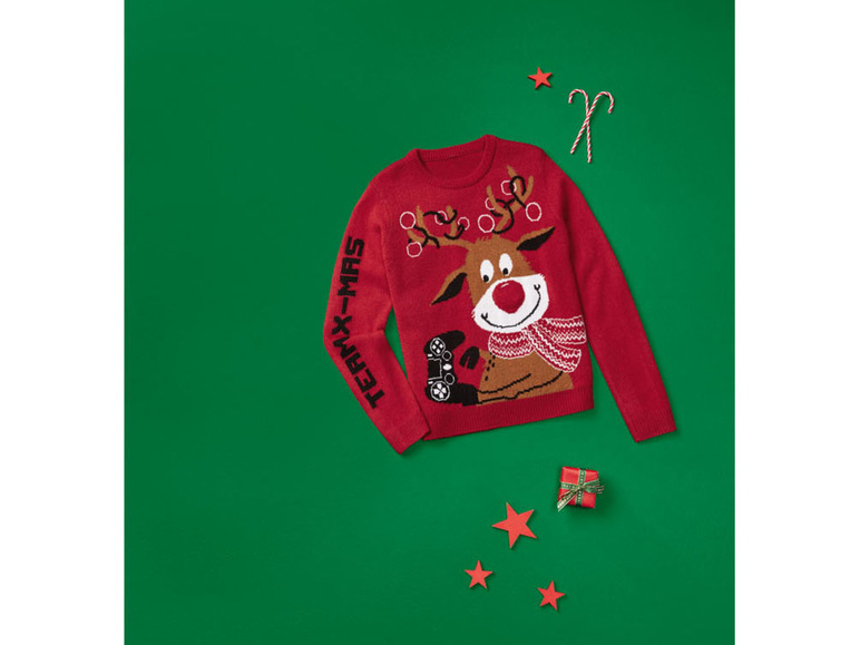  Zobrazit na celou obrazovku pepperts Chlapecký vánoční svetr s LED - Obrázek 4