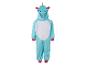 Dětský overal s motivem jednorožce v světle modré barvě.
