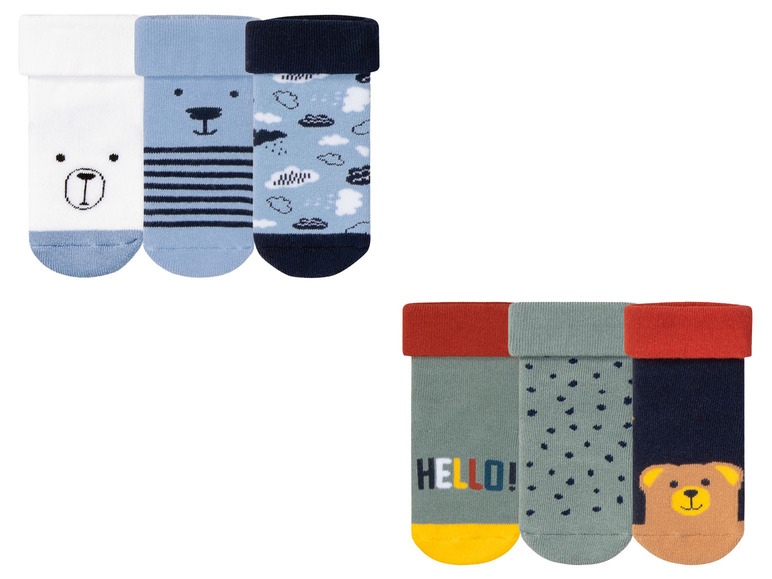  Zobrazit na celou obrazovku lupilu Chlapecké ponožky s BIO bavlnou, 3 páry - Obrázek 1