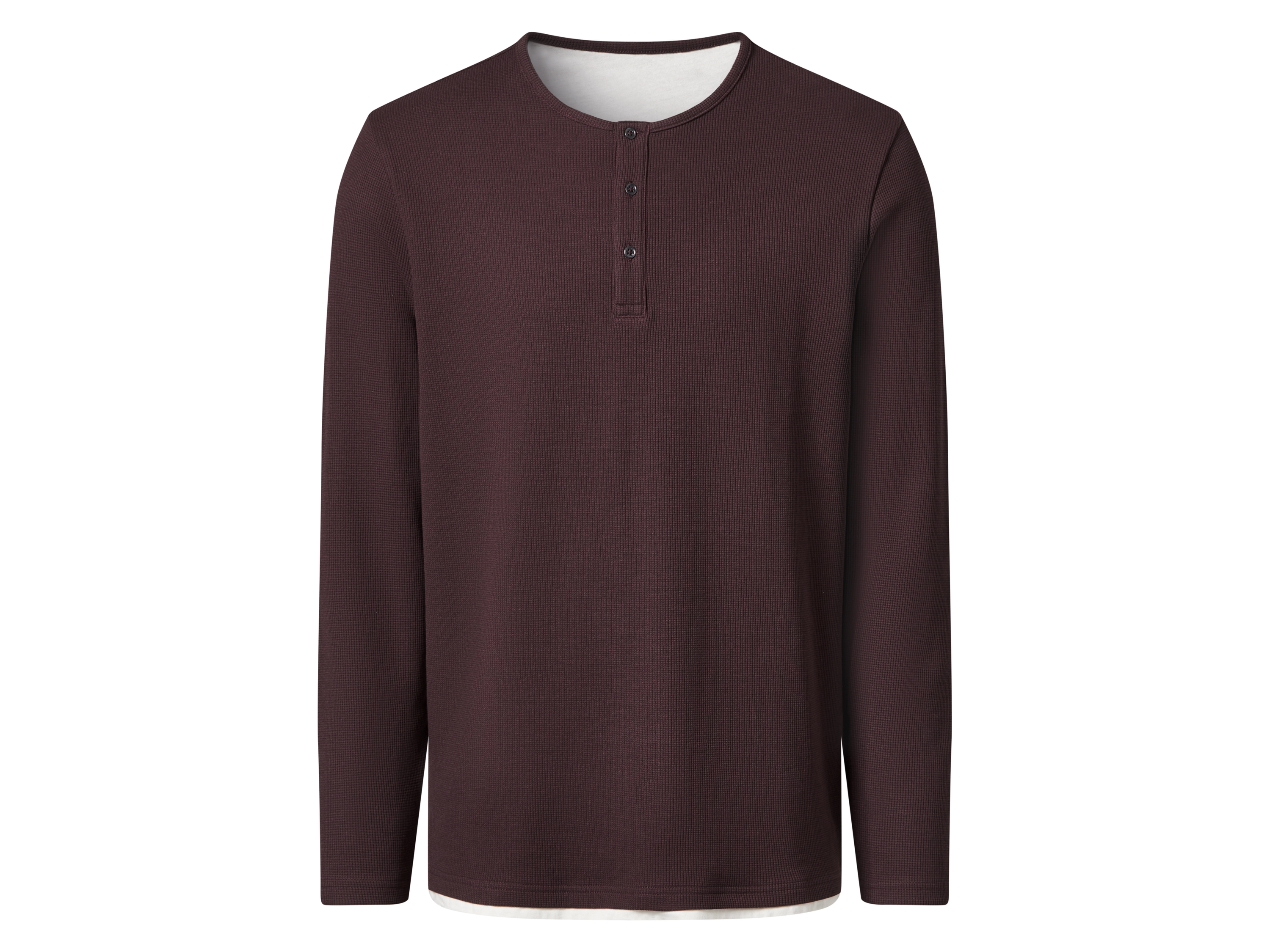 esmara Men Pánské triko s dlouhými rukávy (bordó, XXL (60/62))