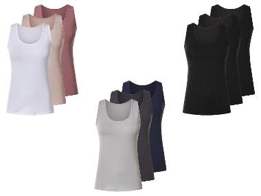 esmara® Dámské tílko, 3 kusy