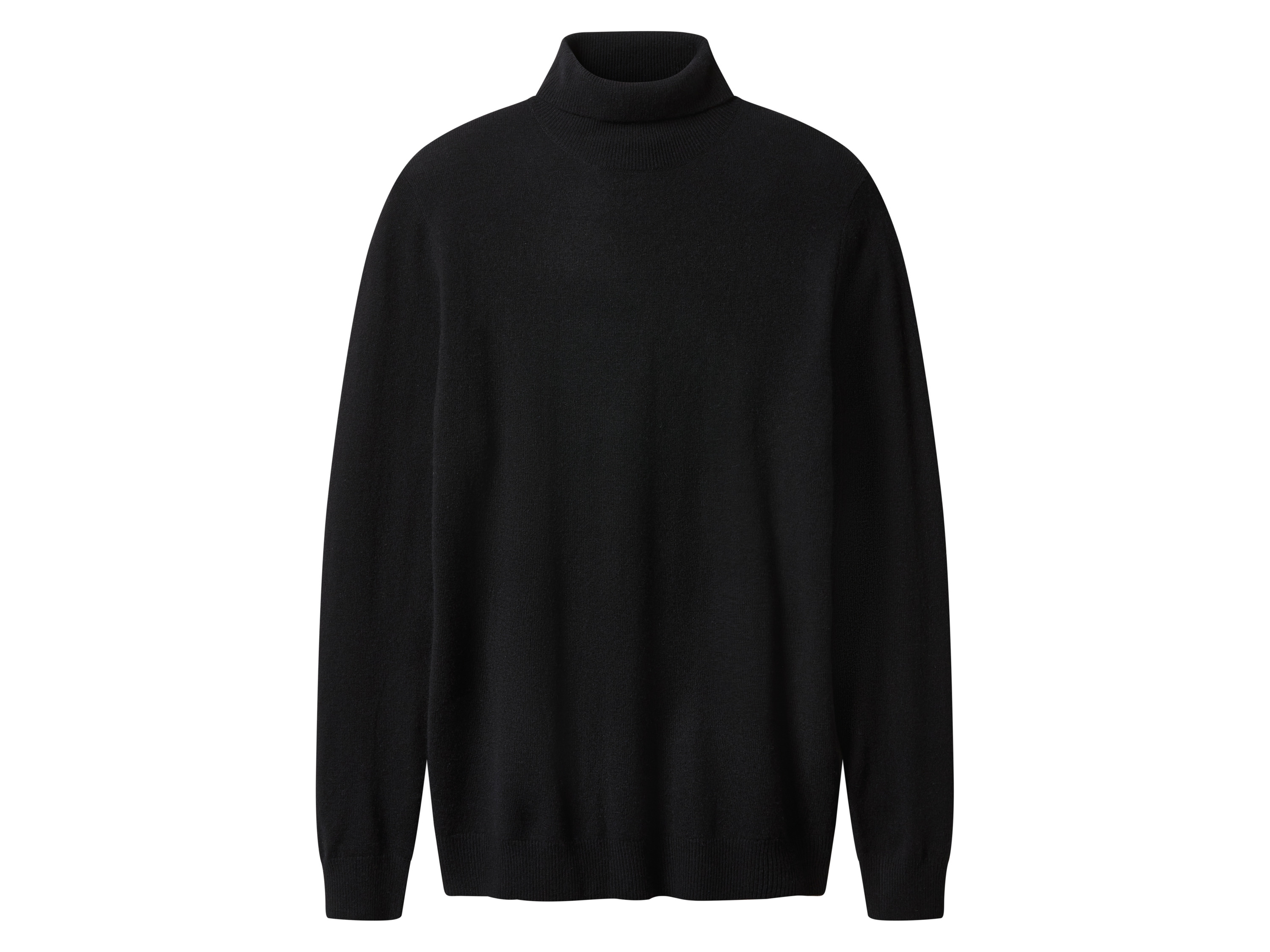 esmara Men Pánský svetr s kašmírem, hedvábím a merino vlnou (černá, M (48/50))