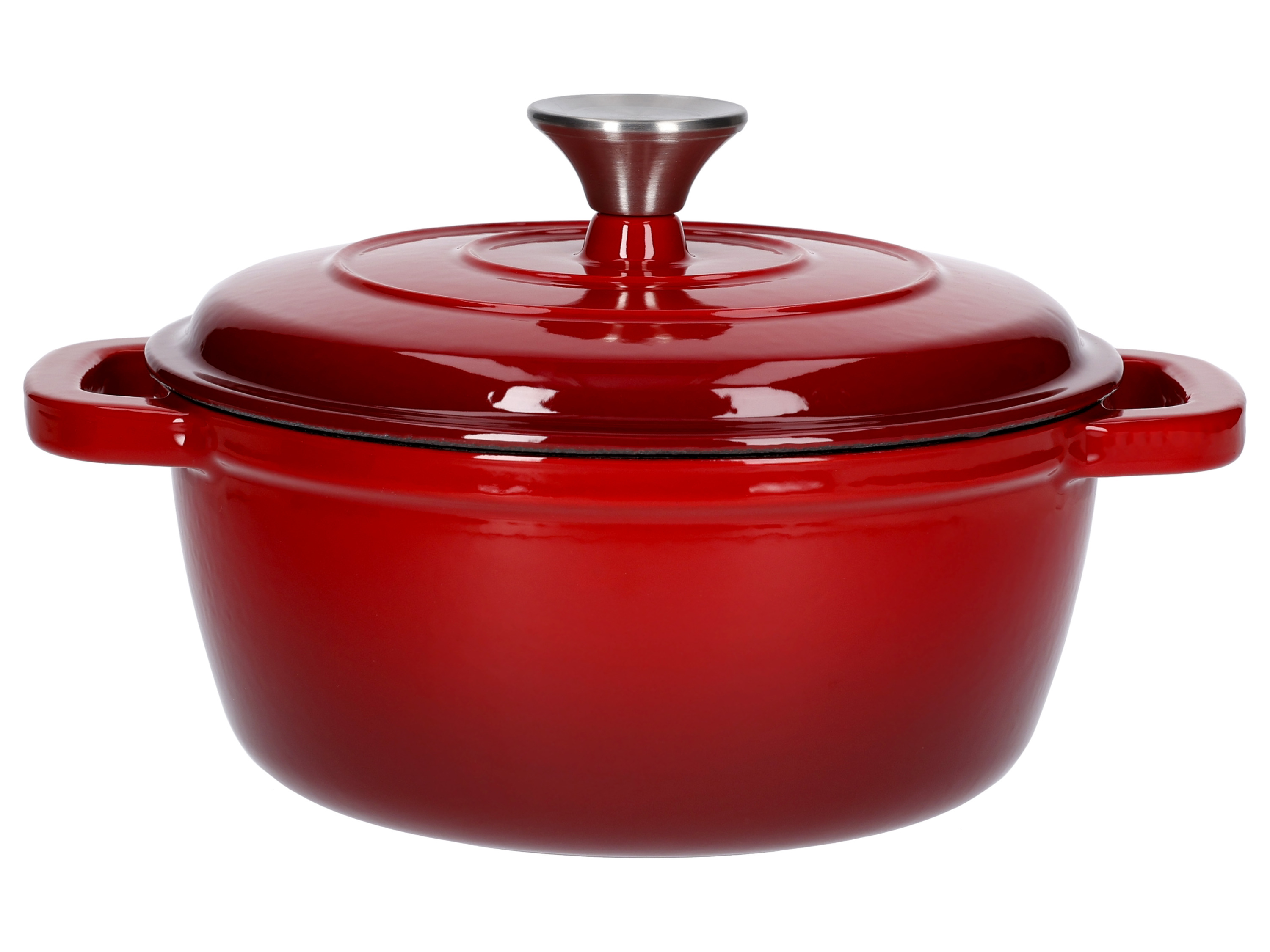 Silvercrest® Litinový hrnec, Ø 22 cm (červená)