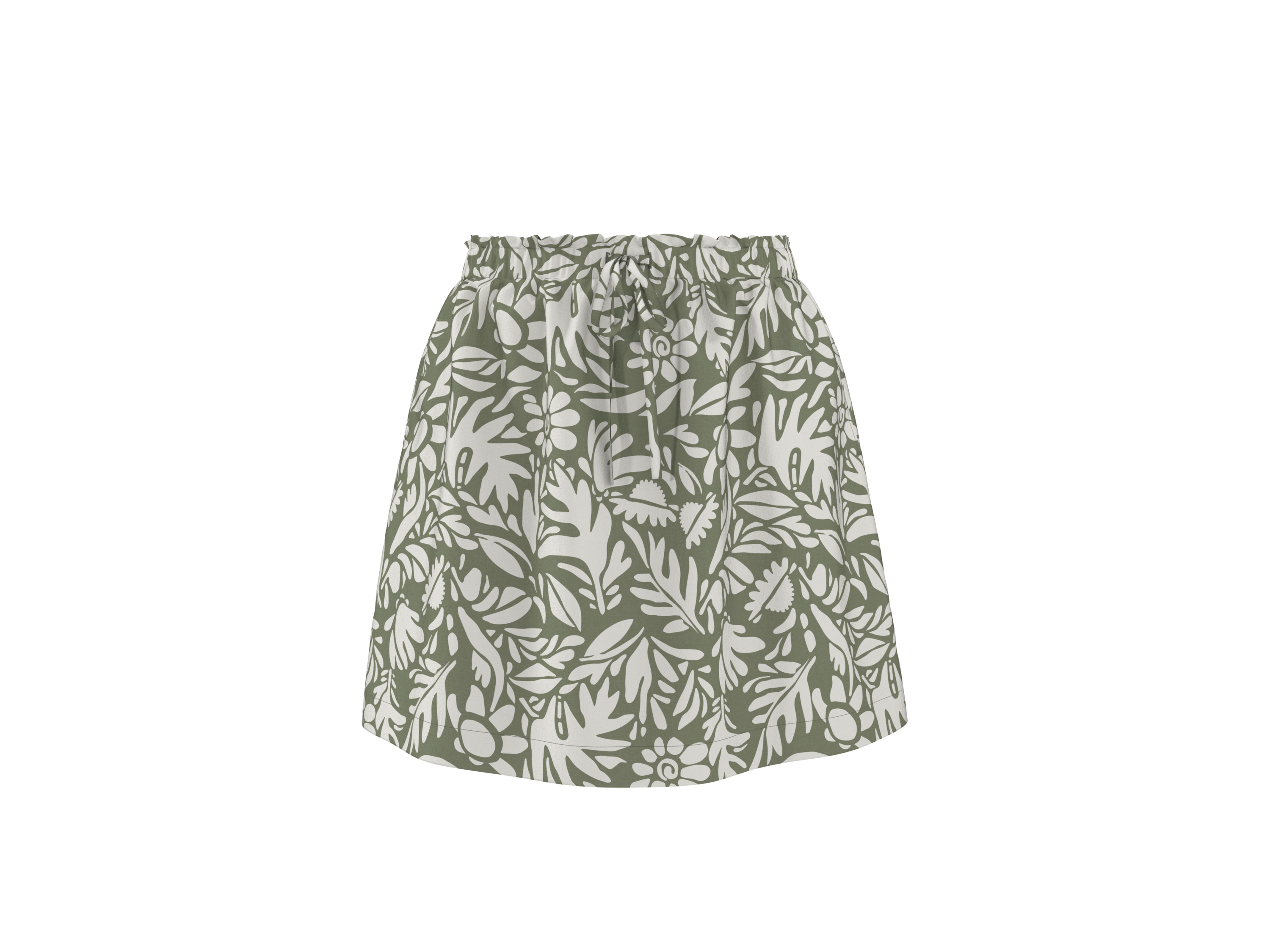 esmara® Dámská lněná minisukně (vzorovaná, S (36/38))