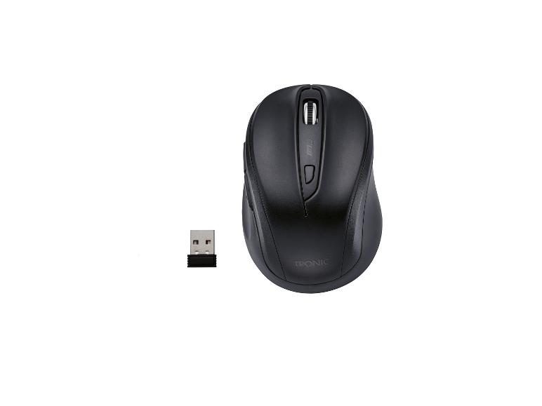 Bezdrátová myš Tronic s USB přijímačem.