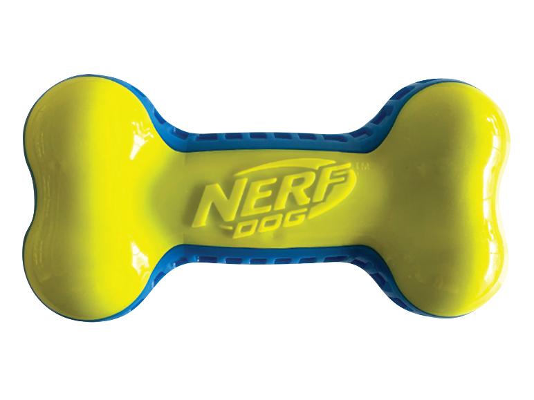 Žlutá kost pro psy Nerf Dog.