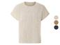 Krátké béžové tričko, dostupné v několika barvách.