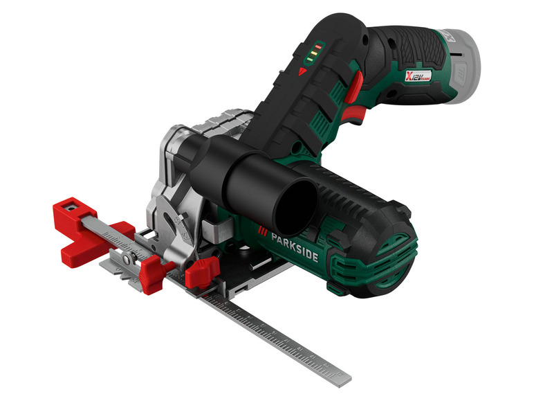  Zobrazit na celou obrazovku PARKSIDE® Aku ruční okružní pila PHKSA 12 B3, 4 Ah - Obrázek 2