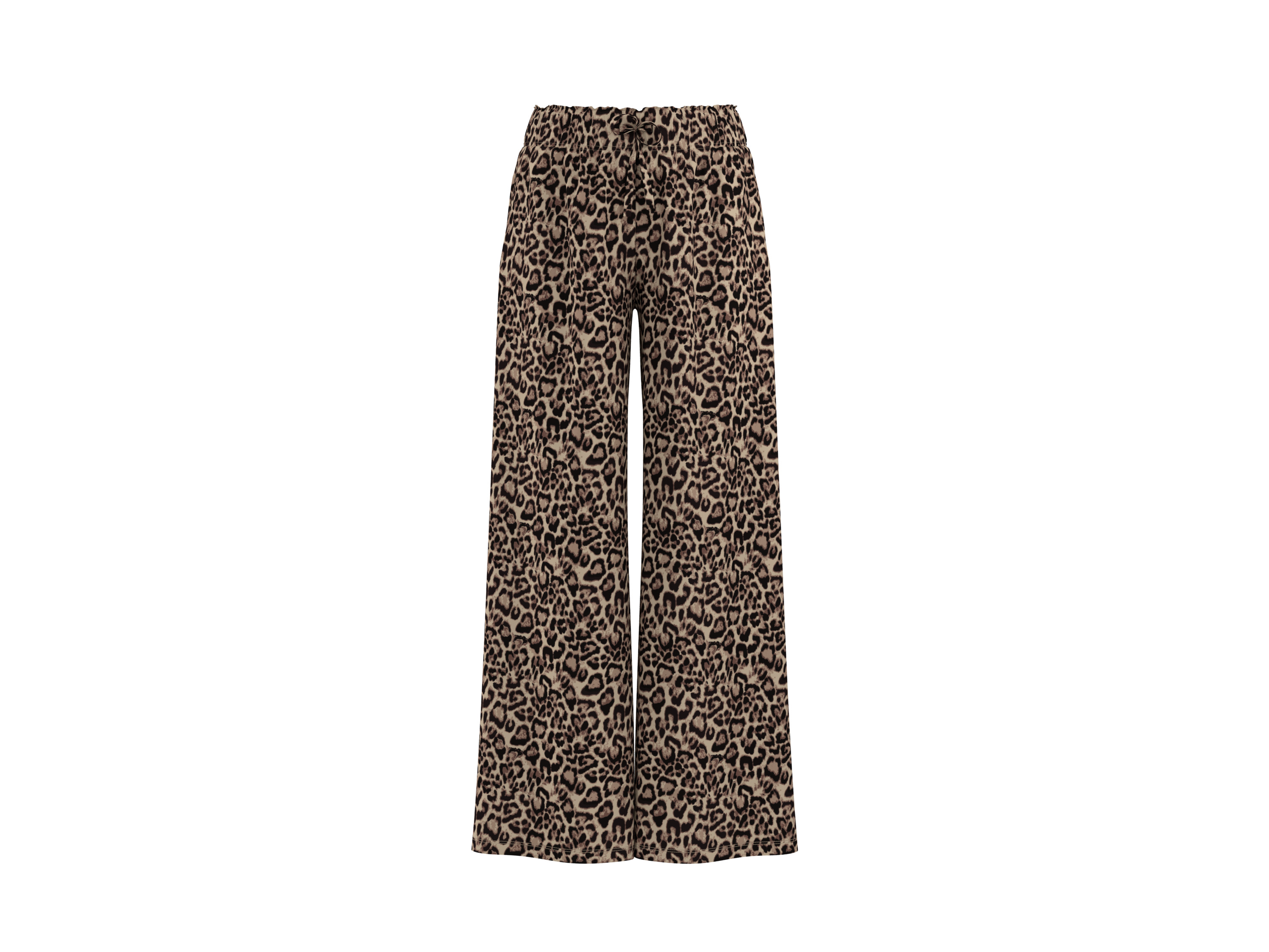 Esmara® Dámské kalhoty "Wide Leg" (leopardí vzor, S (36/38))