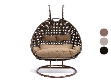 HOME DELUXE Polyratanové závěsné křeslo »TWIN«