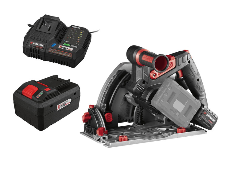  Zobrazit na celou obrazovku PARKSIDE PERFORMANCE® Aku ponorná pila PPTSA 20-Li A1, Smart 8 Ah - Obrázek 1