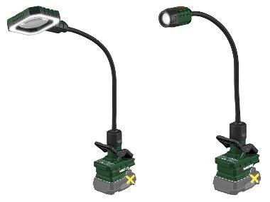PARKSIDE® Aku LED lupa PLSLA 20-Li A1 / Aku bodové LED světlo PLSSA 20-Li A1 – bez akumulátoru a nabíječky