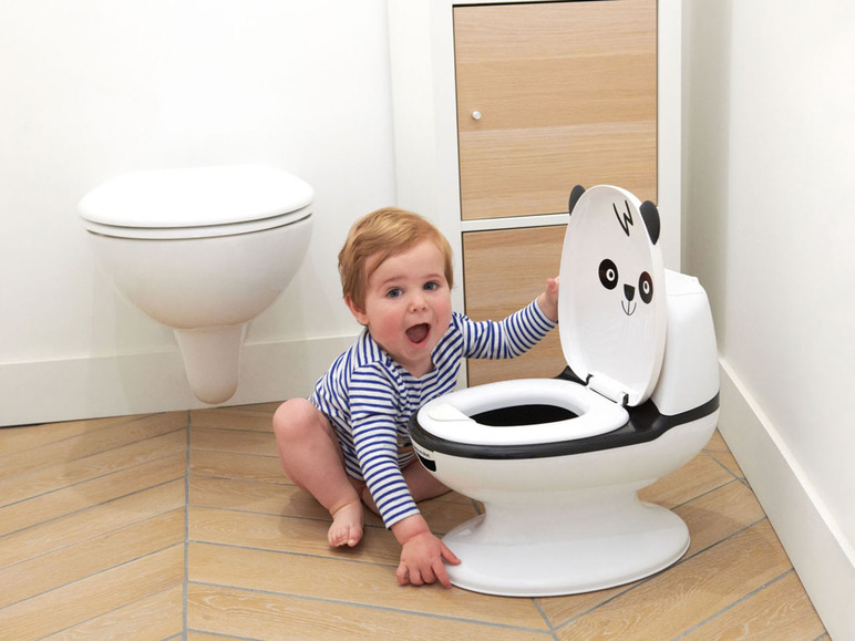  Zobrazit na celou obrazovku bebeconfort Mini toaleta Panda se zvuky splachování - Obrázek 5