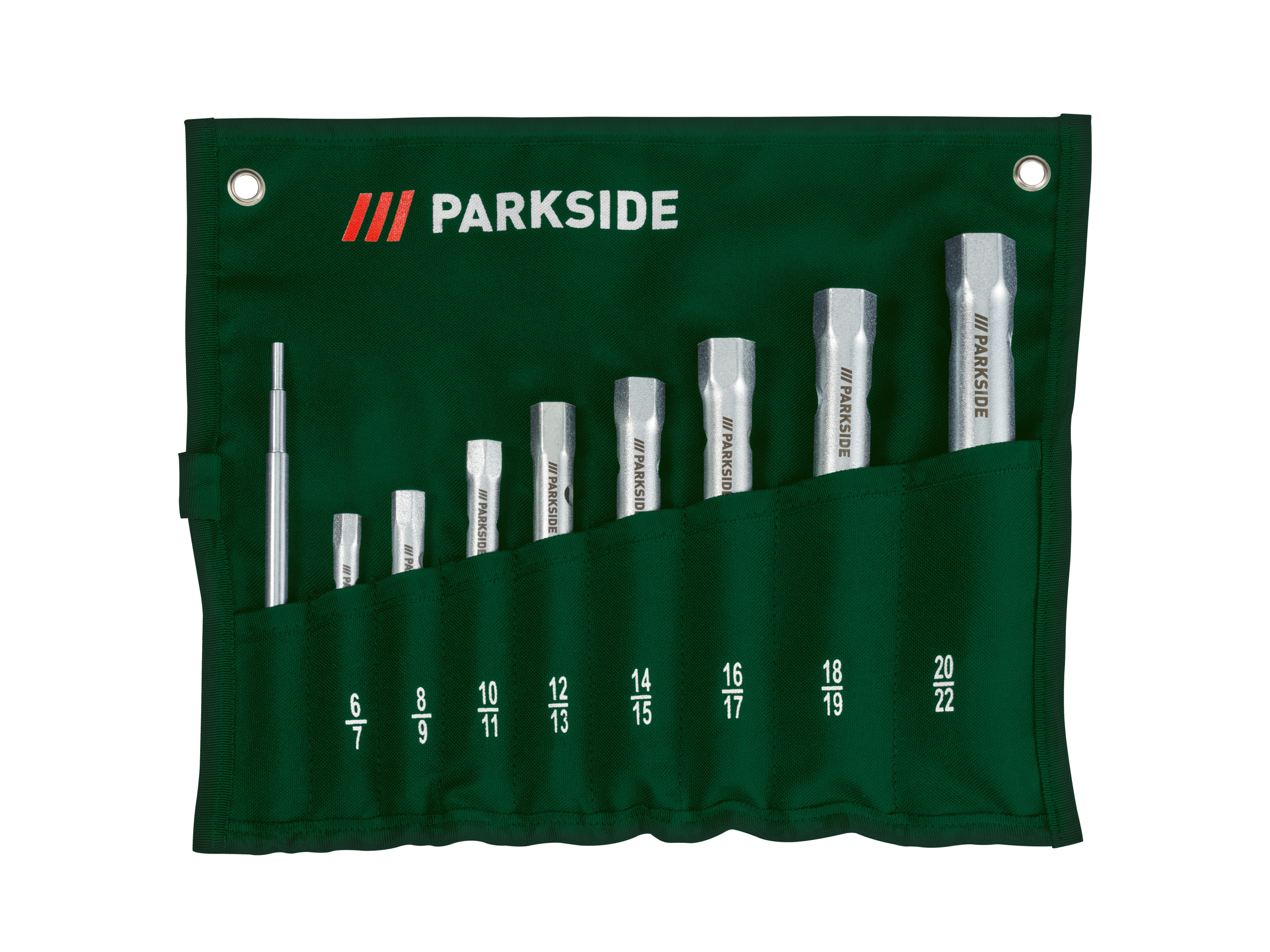 Parkside® Sada nástrčných klíčů, 10dílná / Sada kombinovaných klíčů, 12dílná (sada nástrčných trubkových klíčů)