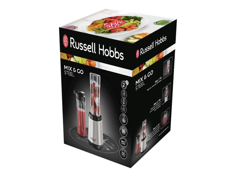 Balení mixéru Russell Hobbs Mix & Go Steel.