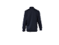 Tmavě modrá sportovní bunda, pohled zezadu.