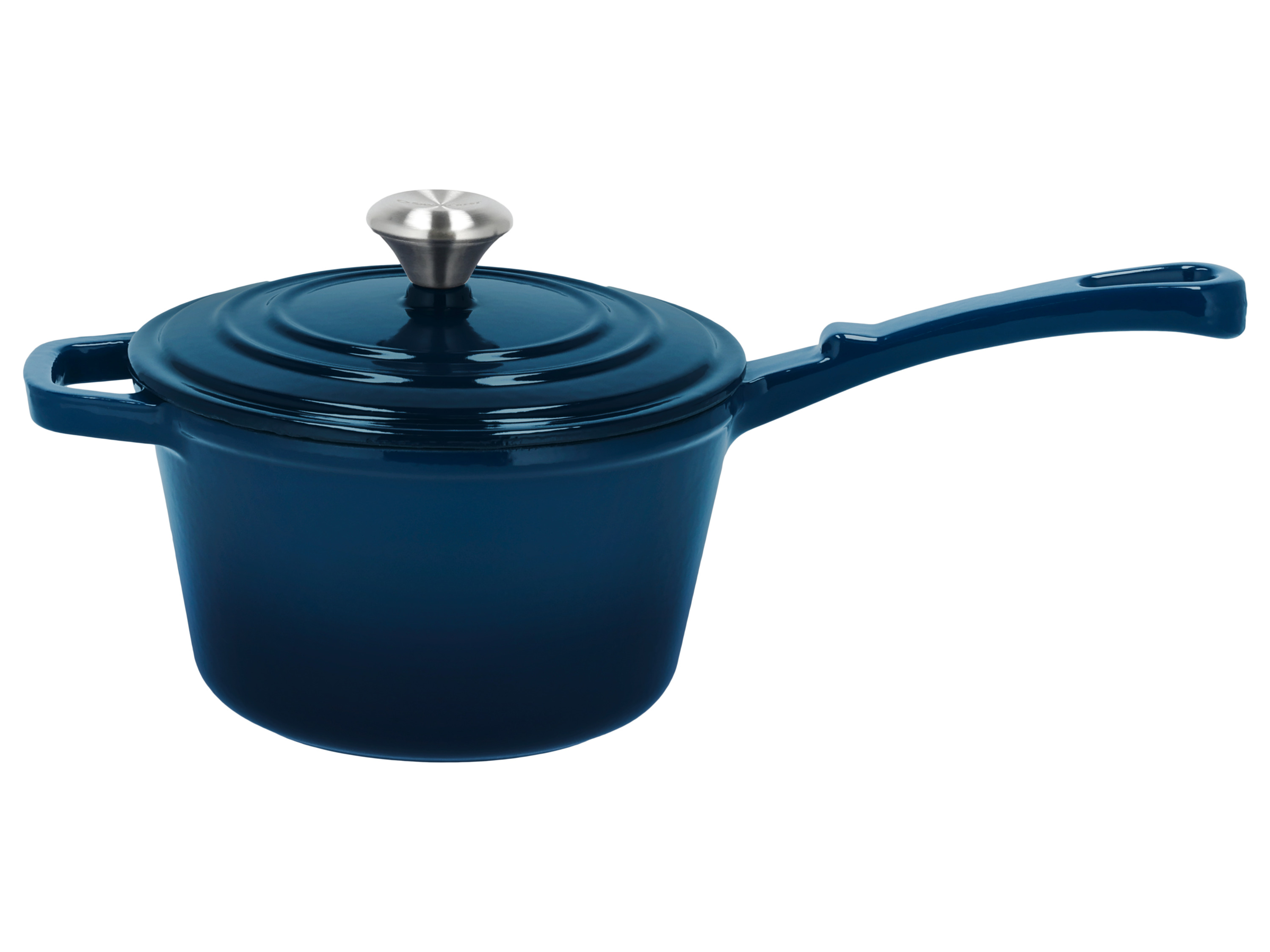 Silvercrest® Litinový rendlík Premium, Ø 18 cm / 2,2 l (modrá)