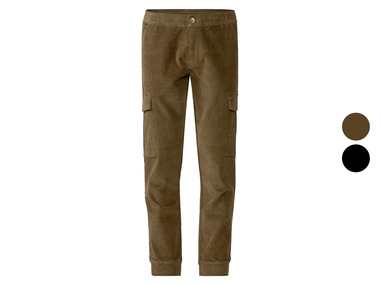 LIVERGY® Pánské manšestrové kalhoty "Tapered Fit"