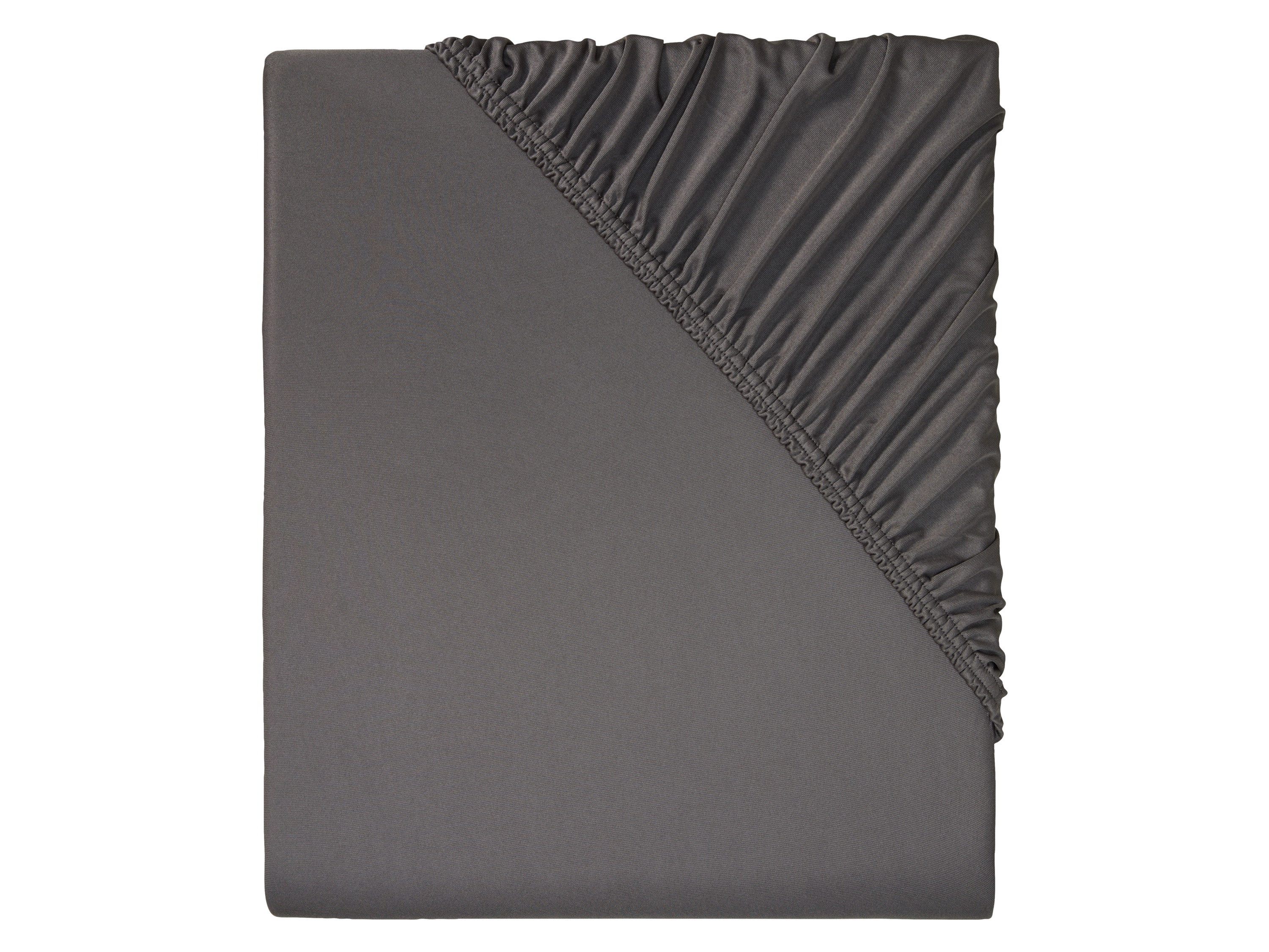 Livarno home Žerzejové napínací prostěradlo, 90-100 x 200 cm (šedá)