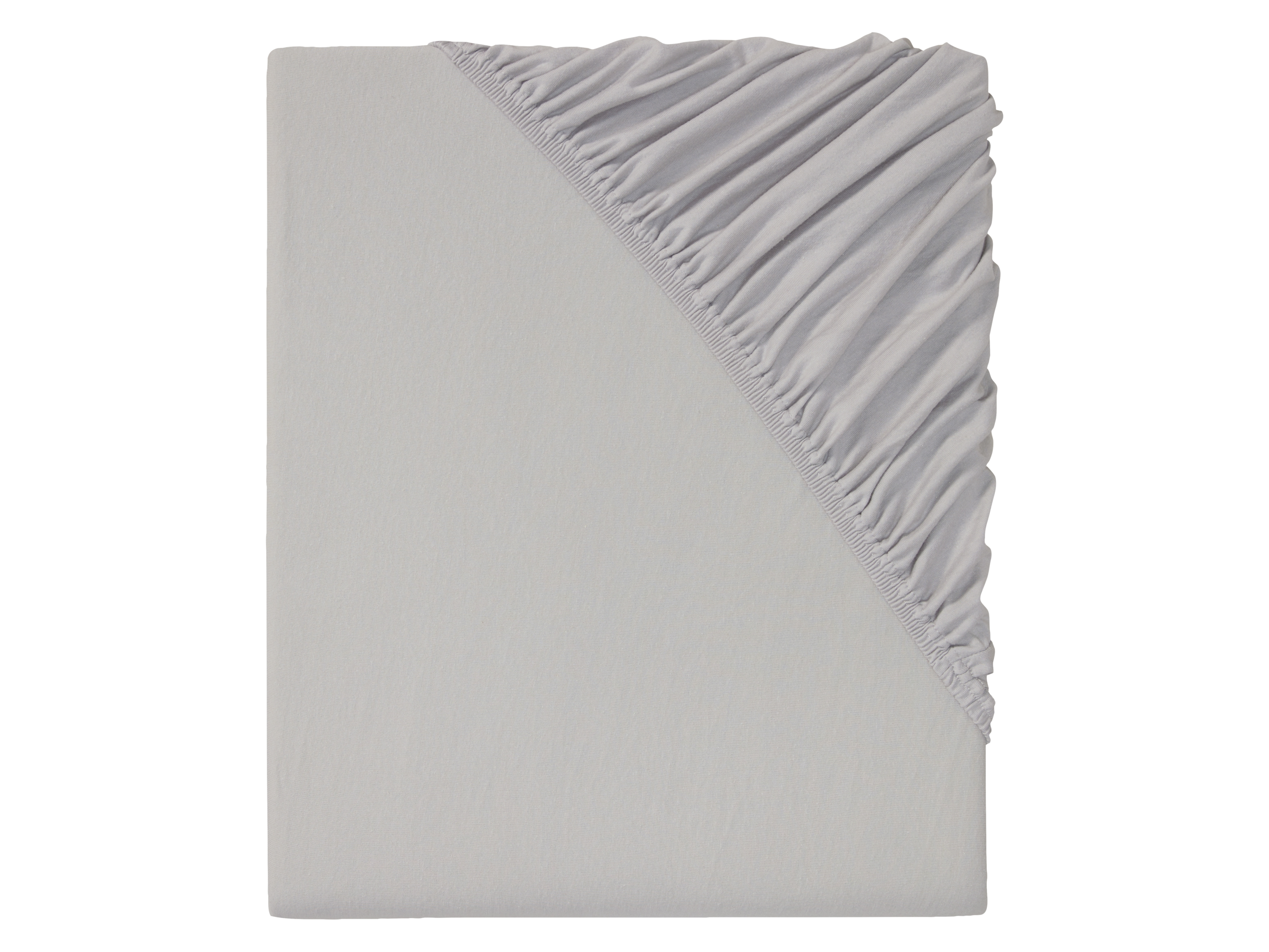 Livarno home Žerzejové napínací prostěradlo, 180-200 x 200 cm (světle šedá)