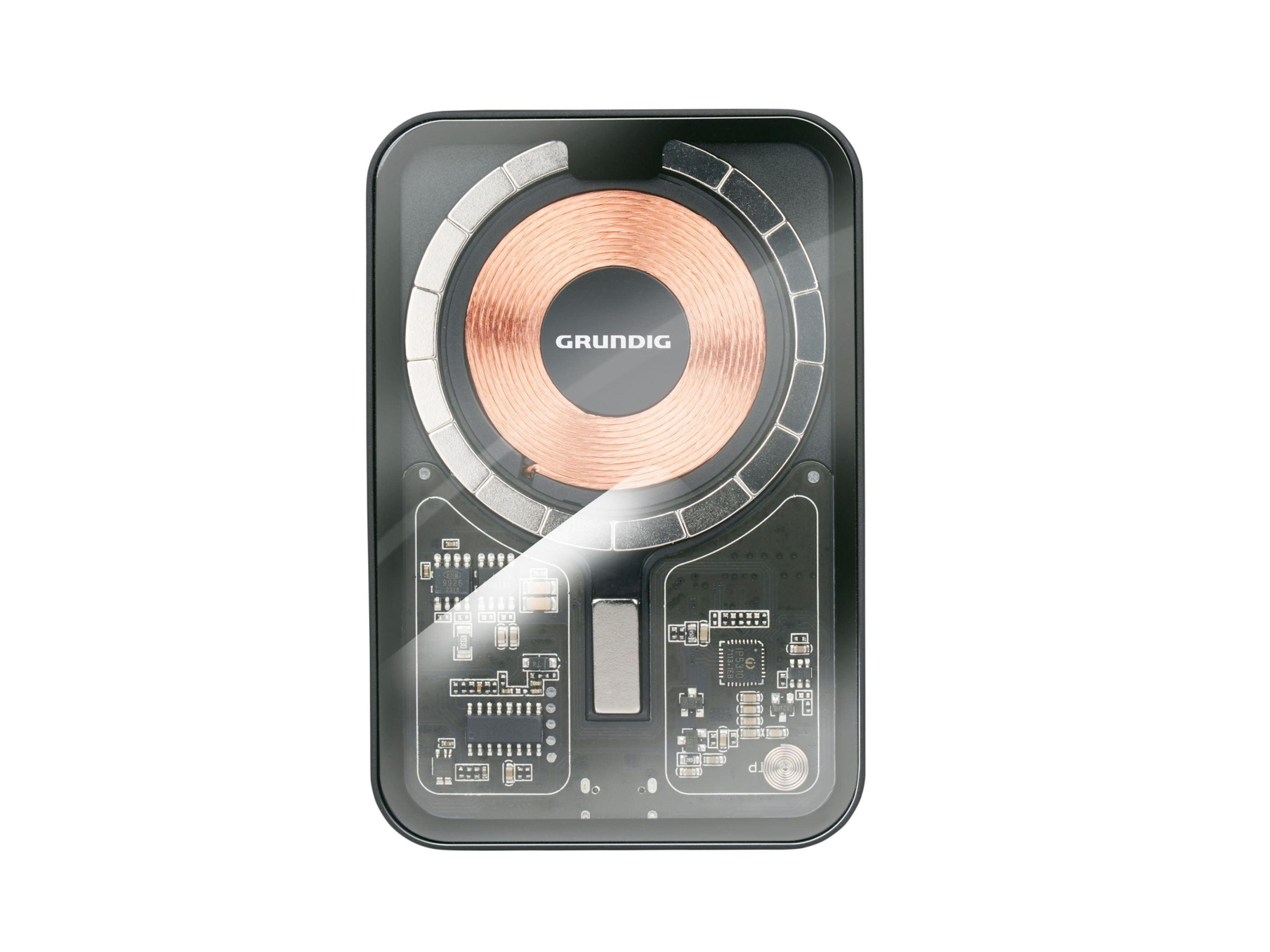 Grundig Sluchátka a nabíječka (Bezdrátová powerbanka 5000 mAh)