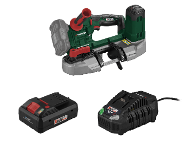 PARKSIDE® Aku pásová pila PMBA 20-Li A1, Smart 4 Ah