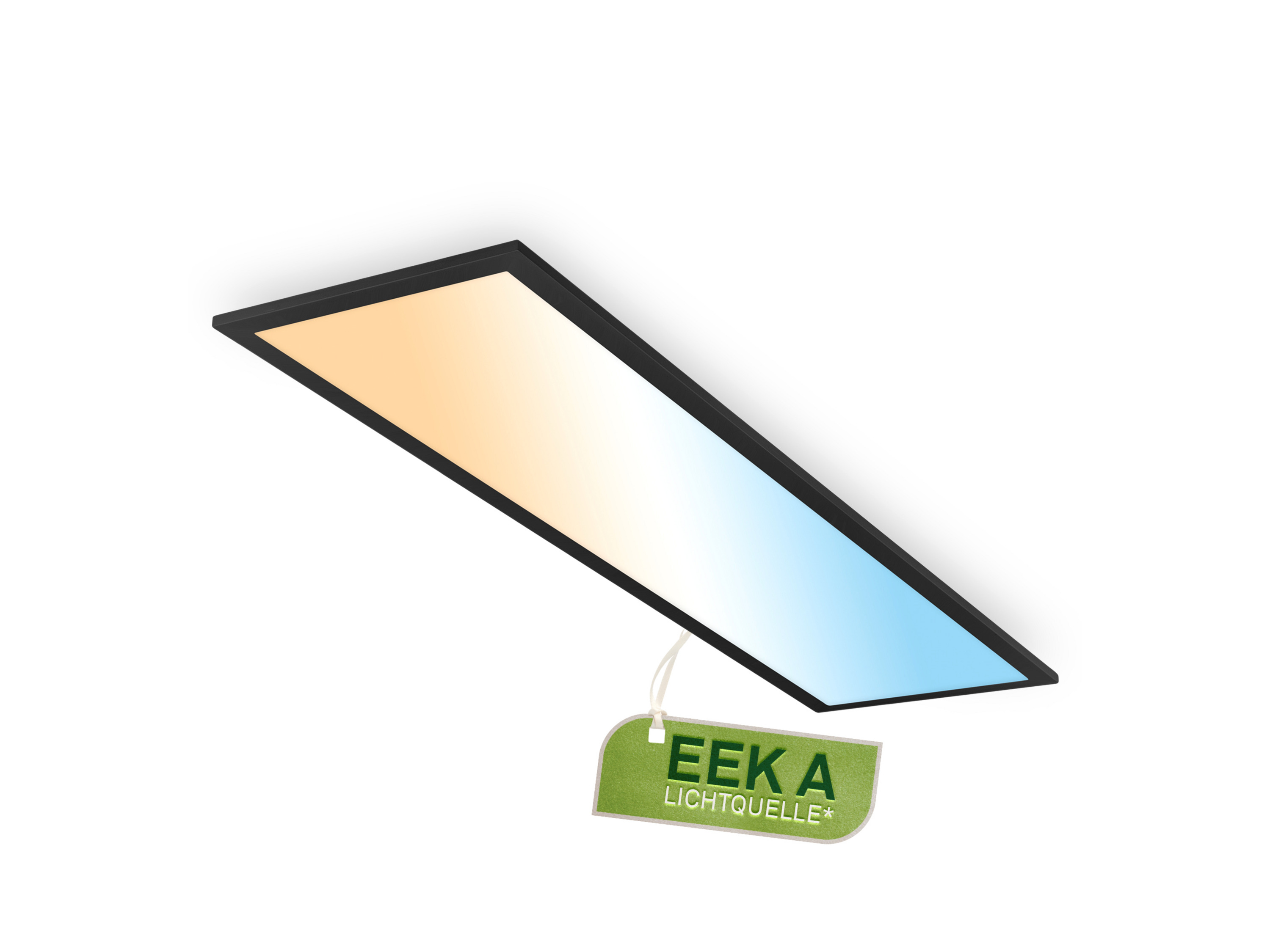 Briloner LED stropní panel, stmívatelný (černá EEK A)