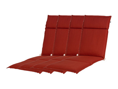 Sada potahů na křeslo Houston, 167 x 50 cm, 4dílná, červenohnědá