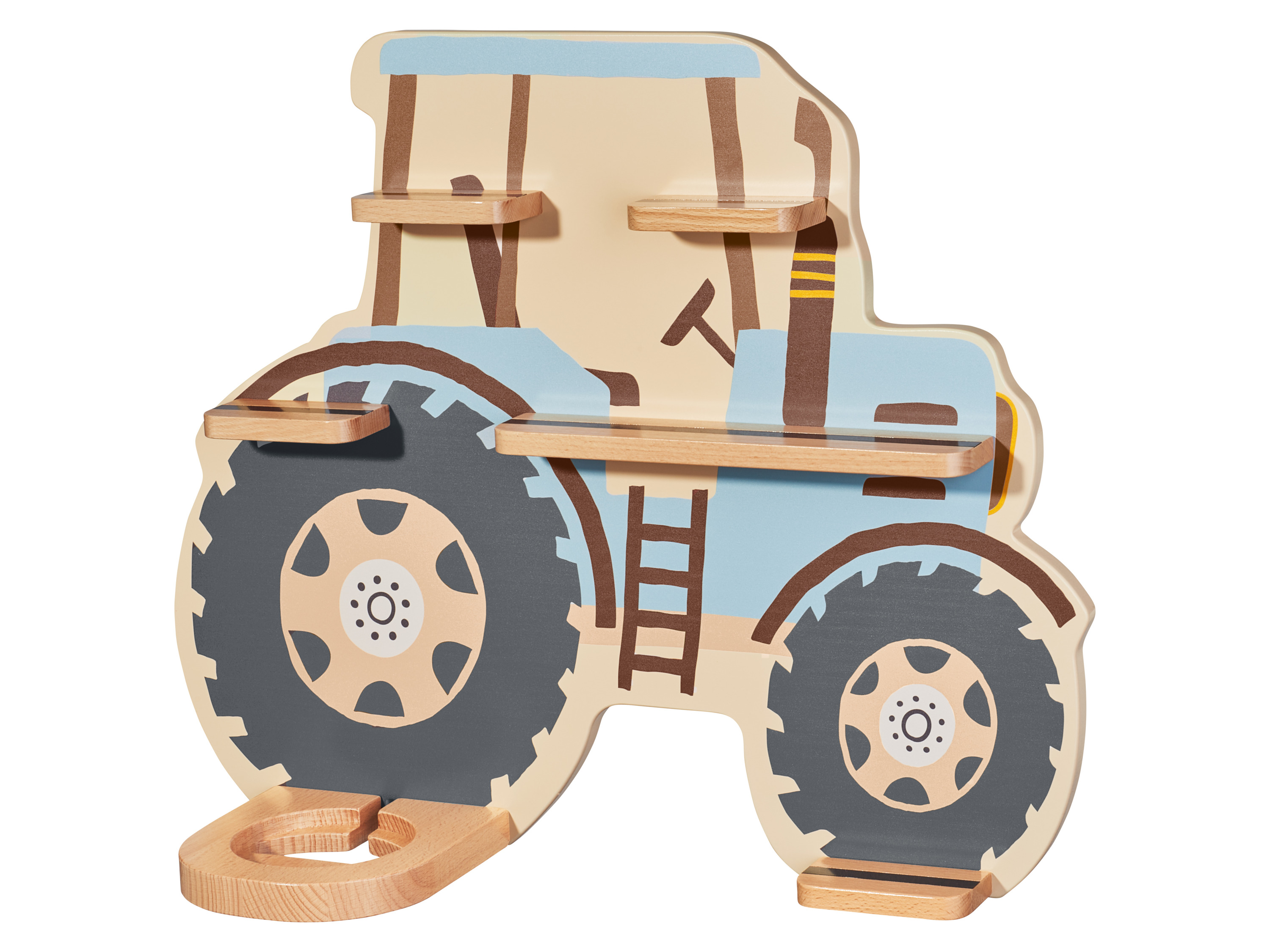 Livarno® Dětský regál na zvukový přehrávač a figurky (traktor)