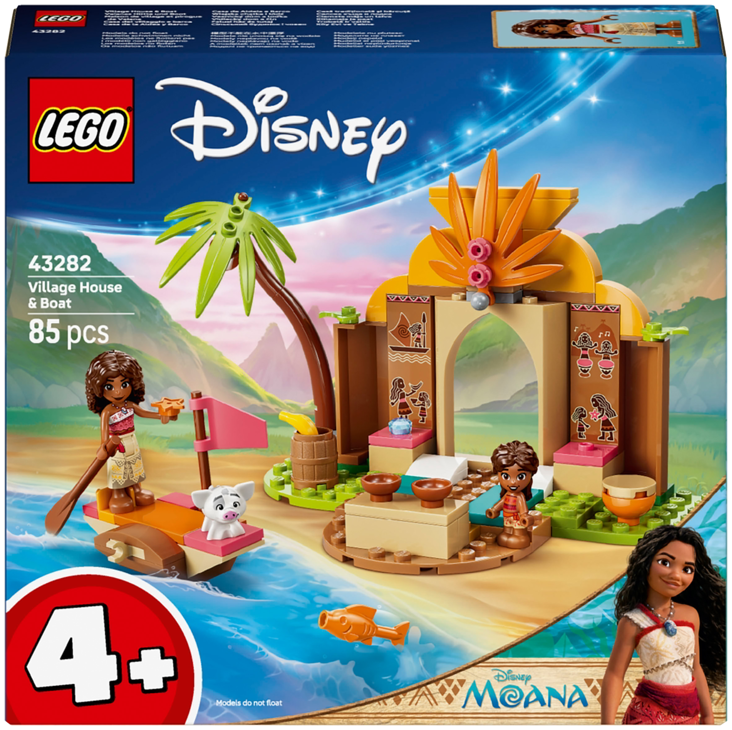 Lego® Disney Classic 43282 Vesnický dům a loďka