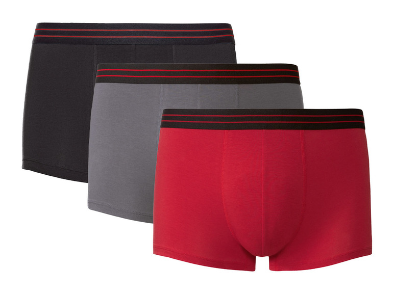  Zobrazit na celou obrazovku LIVERGY® Pánské boxerky, 3 kusy - Obrázek 1