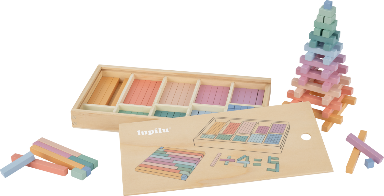 Lupilu® Dřevěná hračka ve stylu Montessori (dřevěné počítací tyčinky)