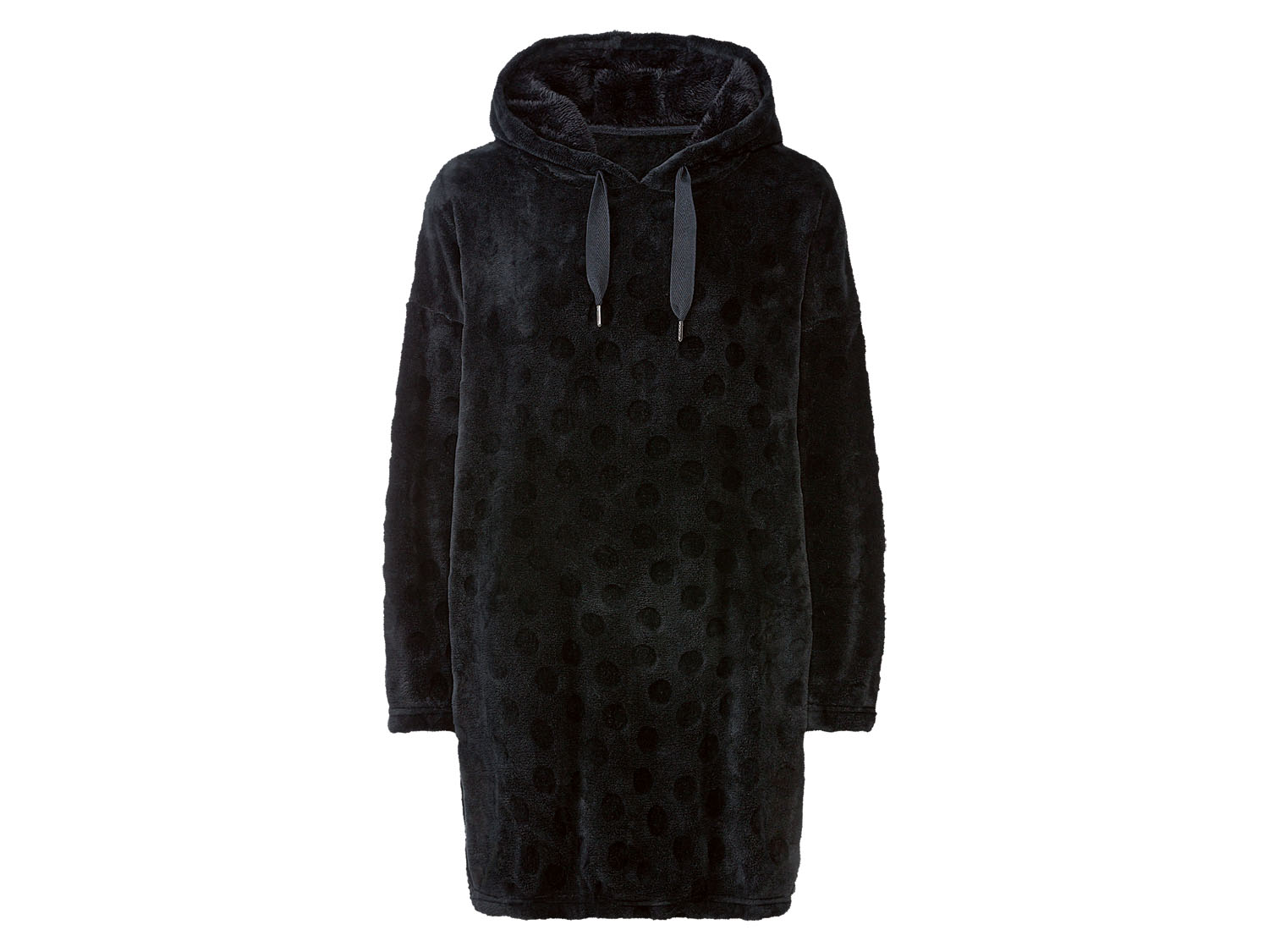 esmara® Dámské plyšové šaty (XS (32/34), černá)