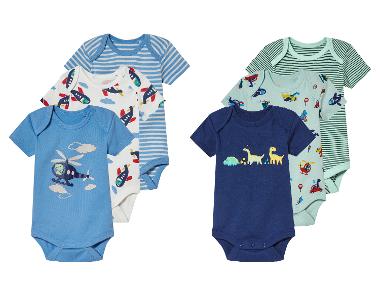 lupilu® Chlapecké body s BIO bavlnou, 3 kusy