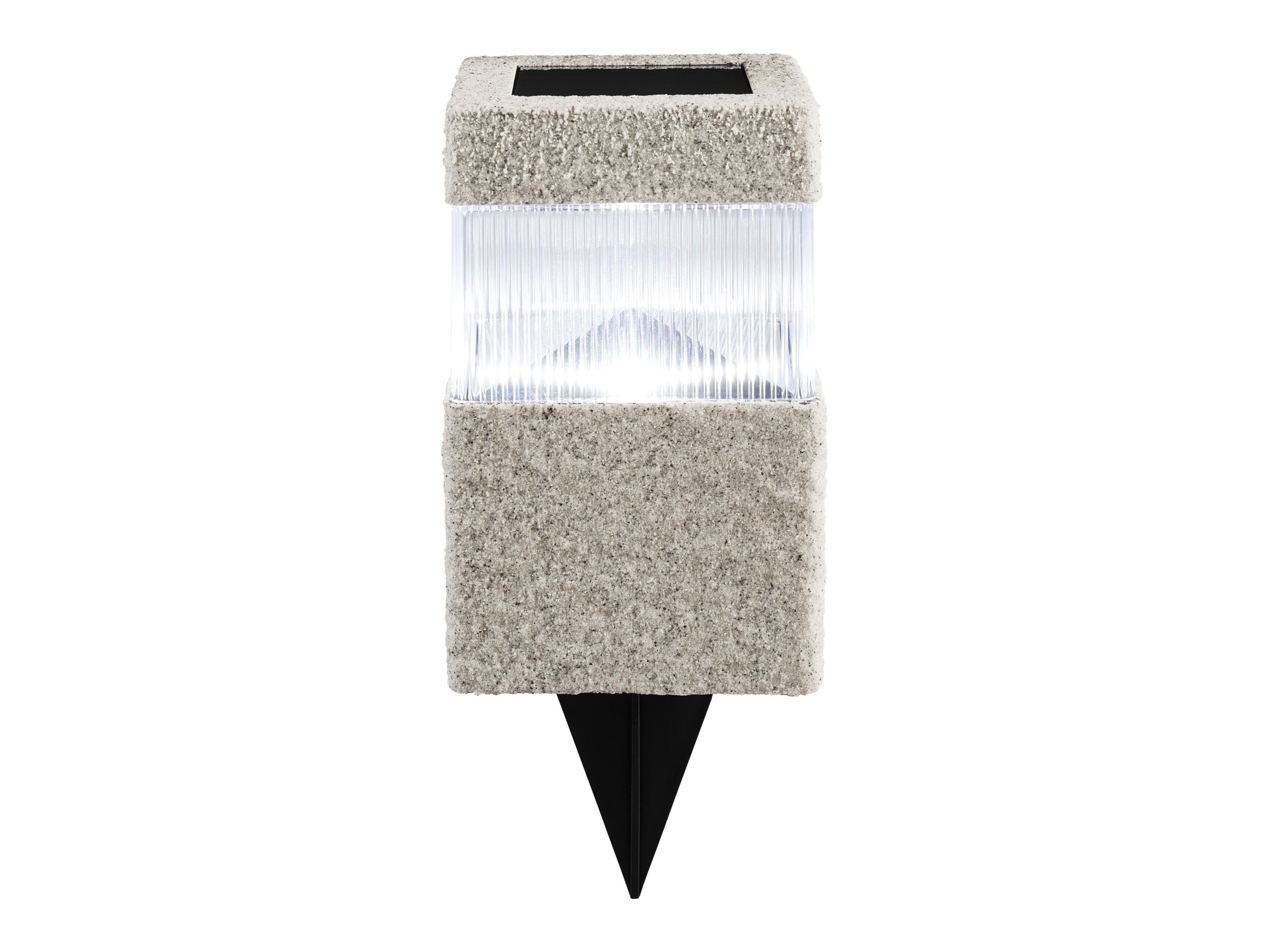 Livarno home Solární LED svítidlo (obdélníková, světle šedá)